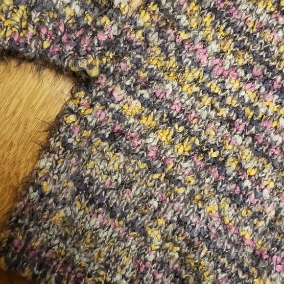 Solitaire Ravi Khosla fuzzy cardigan sz small - Picture 3 of 3